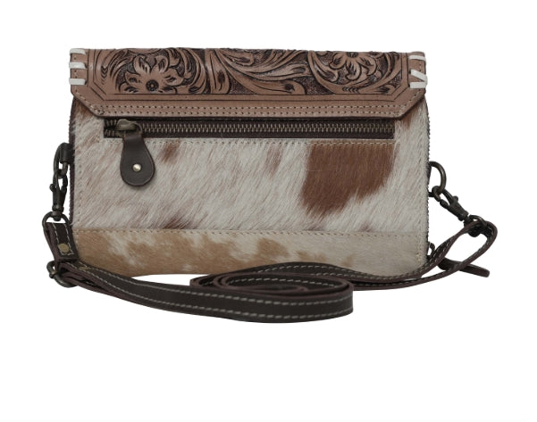 Tooled Hair On Crossbody