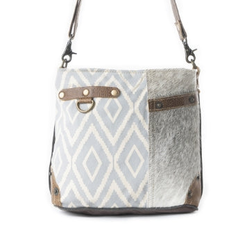 MYRA Washed-Out Side Pocket Shoulder Bag