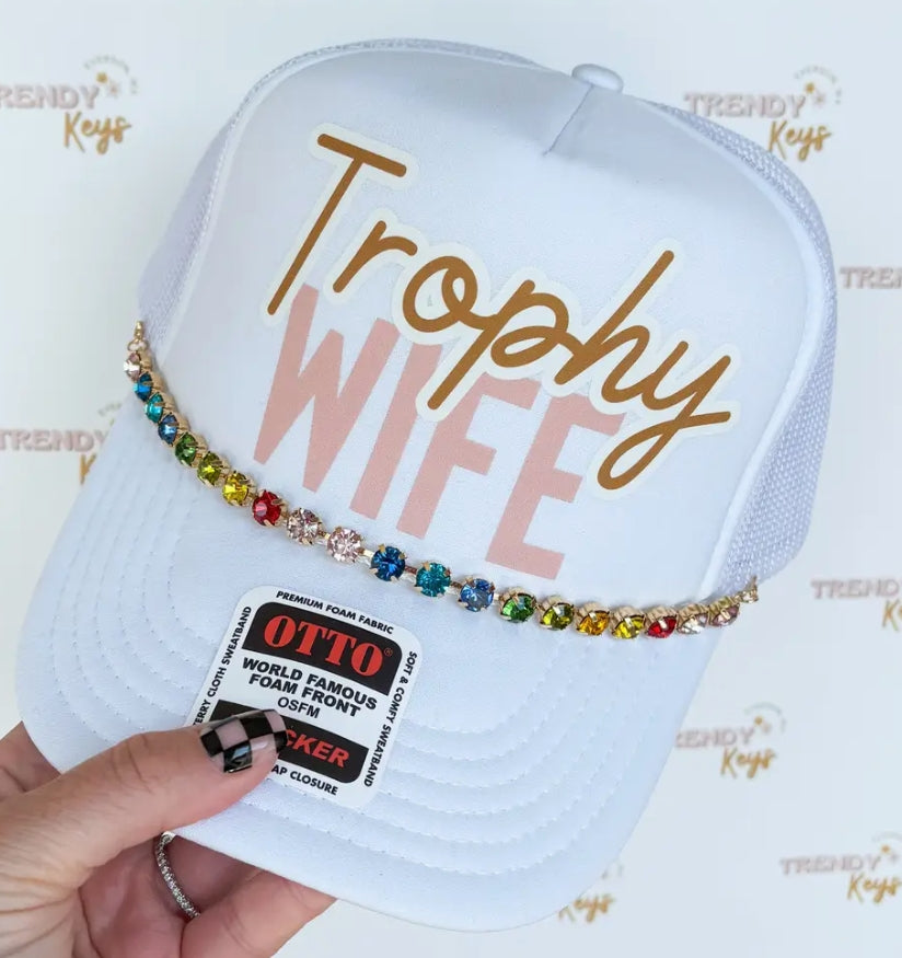 Trophy Wife Graphic Trucker Hat