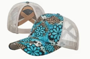 Hat with Ponytail Hole