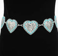 Engraved Heart Belt