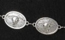 Bull Skull Concho Chain Belt