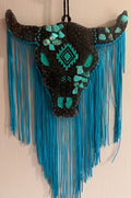 Black and Teal Stones Freshie/1000 Wishes