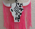 Pink and Mint Bull Freshie Fruit Loop/Vent Clip