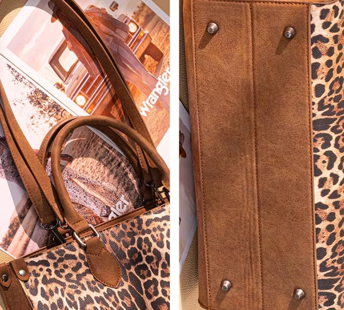 Wrangler Leopard Tote