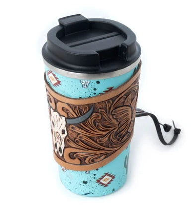 Western Trail Brew Stainless Steel Mug w/Tooling