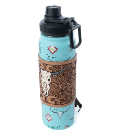 Western Trail Brew Stainless Steel Mug w/Tooling