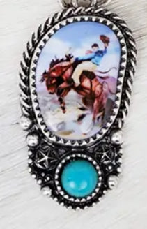 Bronc Rider Earrings