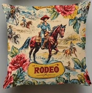 Vintage RODEO Pillow