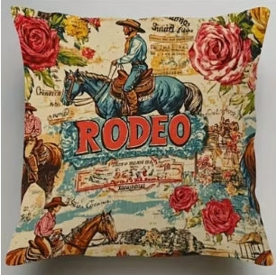 Vintage RODEO Pillow
