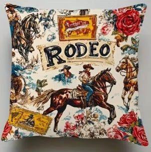 Vintage RODEO Pillow