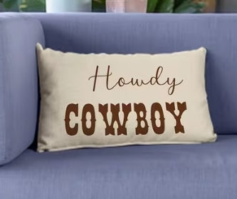 Howdy Throw Pillow