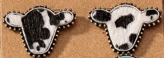 Cow Stud Earrings