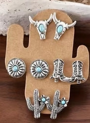 Western Stud Earrings 4