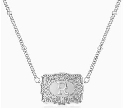 Letter Buckle Necklace