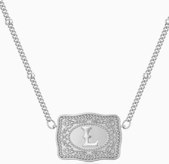 Letter Buckle Necklace