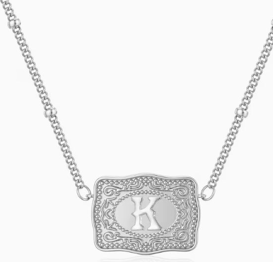 Letter Buckle Necklace