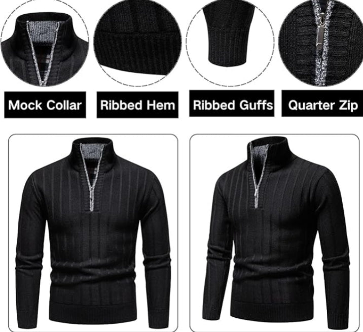Men's Pullover Sweater BLK