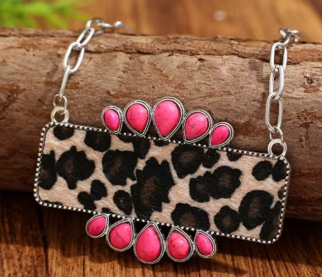 Leopard Print Necklace
