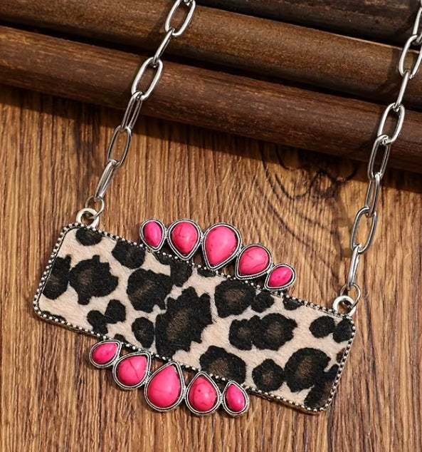 Leopard Print Necklace