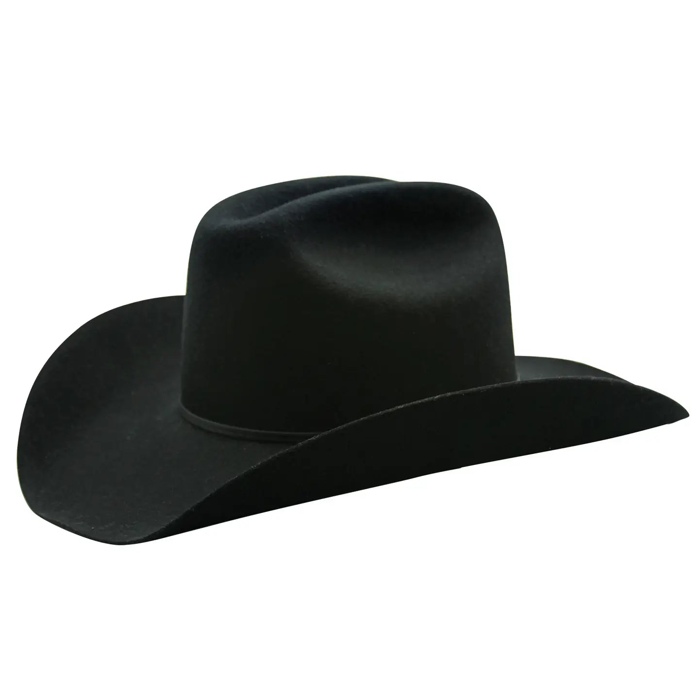 Wool Felt Grosgrain Band Cowboy Hat-Cattleman