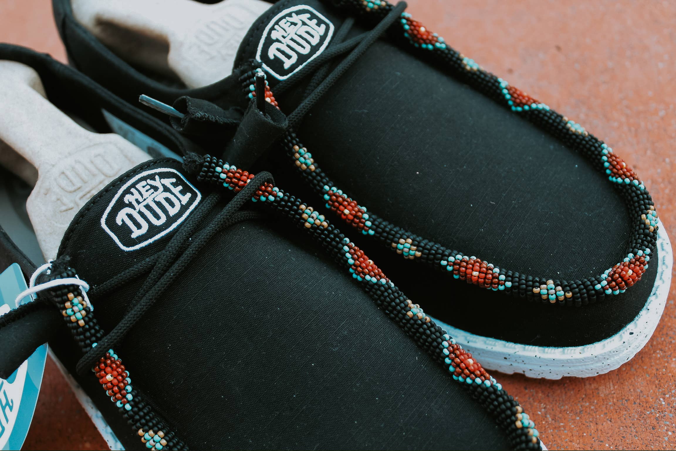 Custom Beaded Roughie Hey Dudes