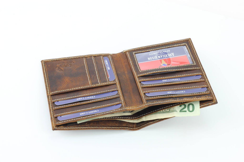 Hunter Leather Men's Hipster Wallet