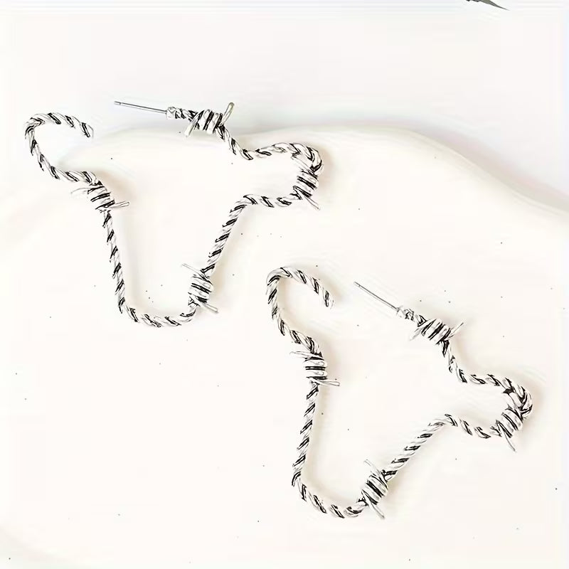 Barbed Wire Earrings