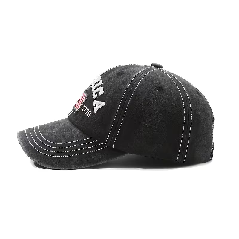 America Ebroidered Hat