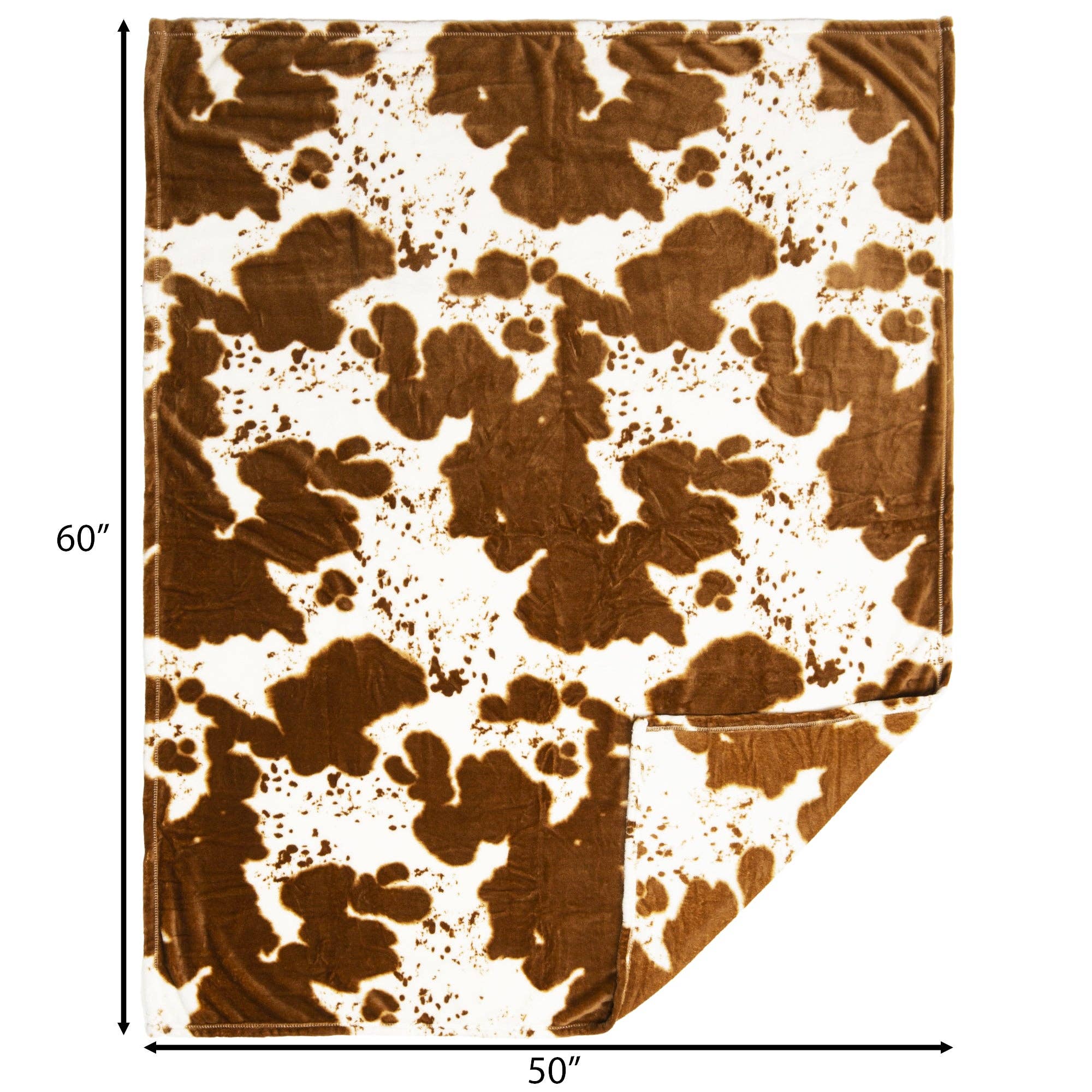 Hair on Hide Travel Blanket