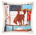 Wrangler® Vintage Western Plush Sherpa Pillow
