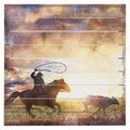 Cowboy Roping Scene - Perfect Pallets
