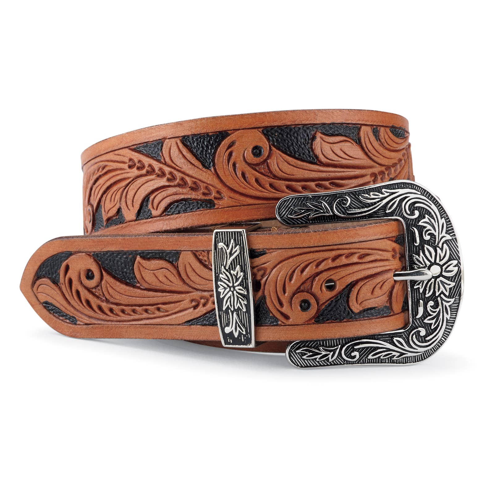 Nisha Tooled Leather Belt