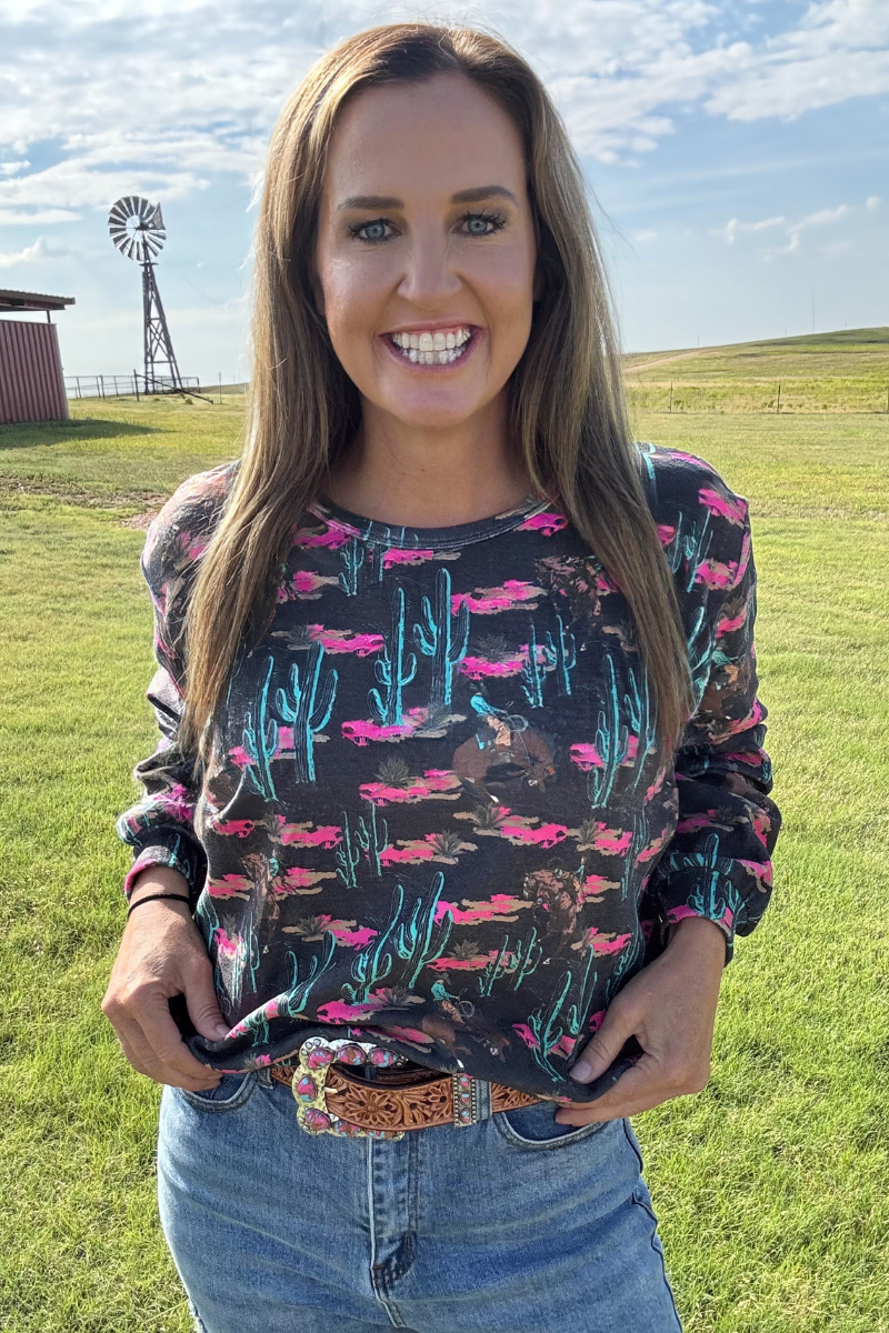 Rosette Rodeo Top