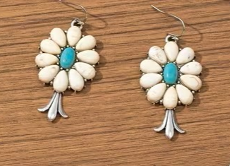 Squash Blossom  Earrings