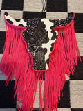 Neon Bull Skull Freshie
