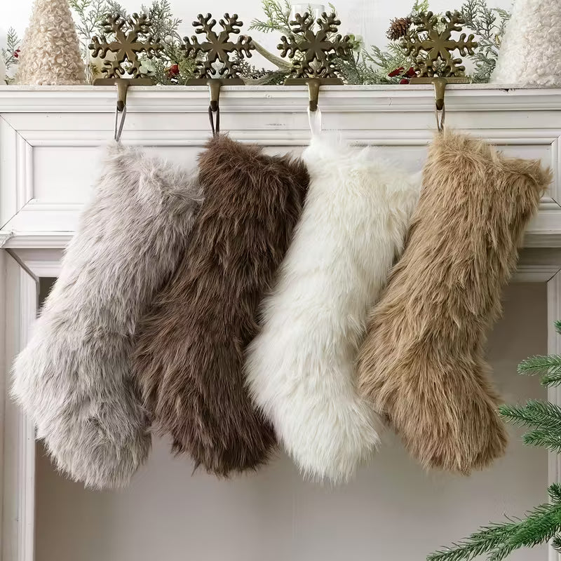 Furry Christmas Stockings