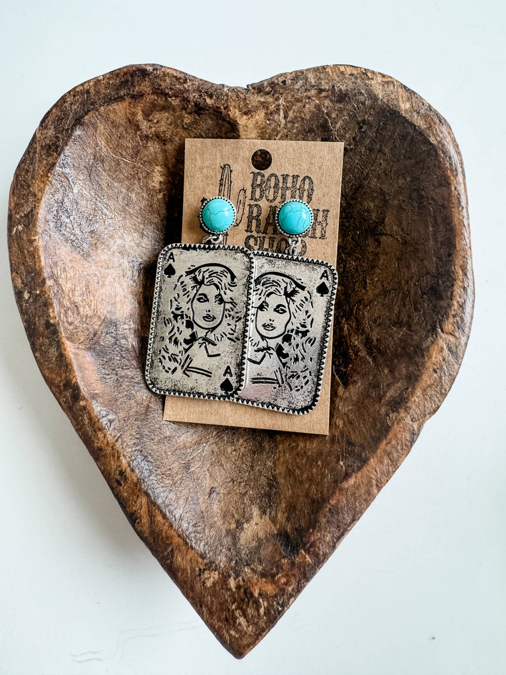 Queen Dolly Engraved Earrings
