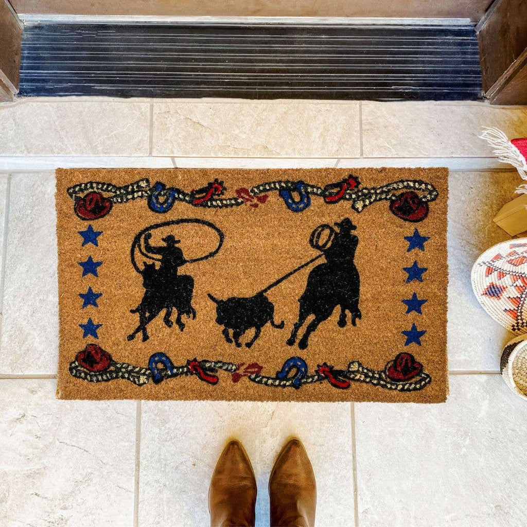 Outdoor Door Mat-Ropin'