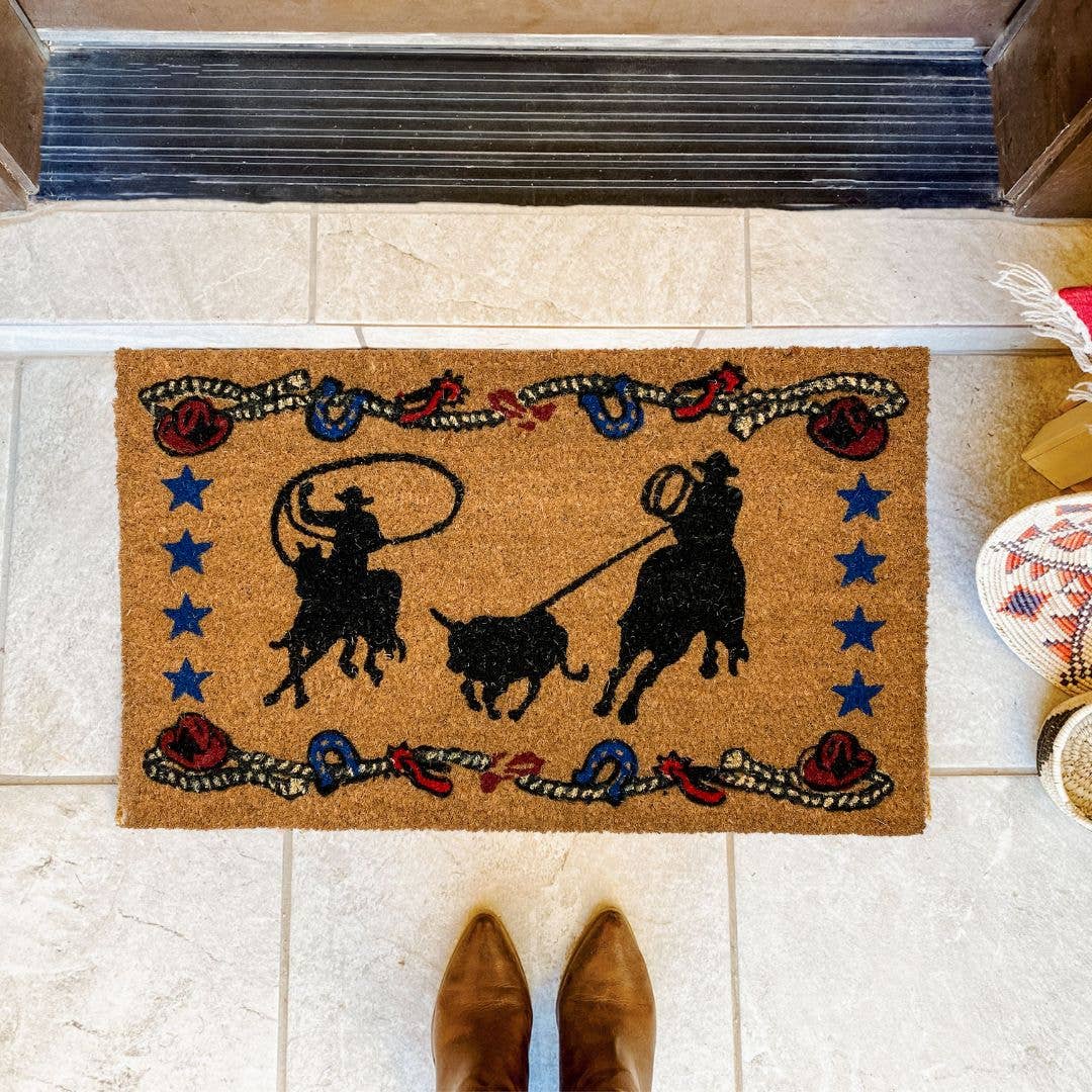 Outdoor Door Mat-Ropin'