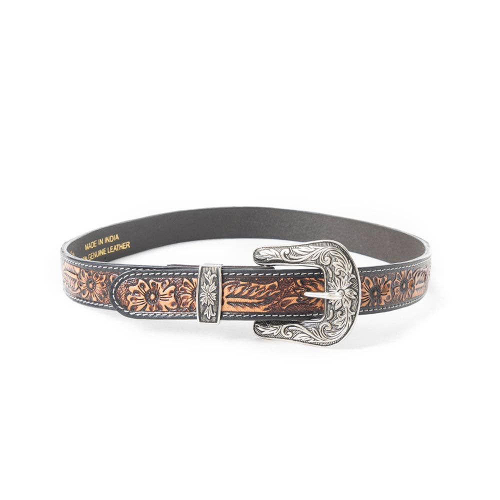 MYRA Jenson Hill Kid's Belt in Brown