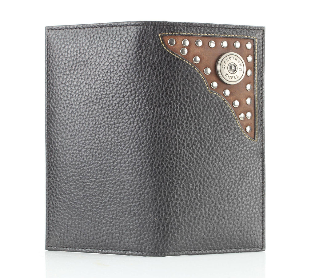 Western Stud Rodeo Wallet with Bullet Slice Concho