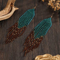 Beaded Tassel Earrings