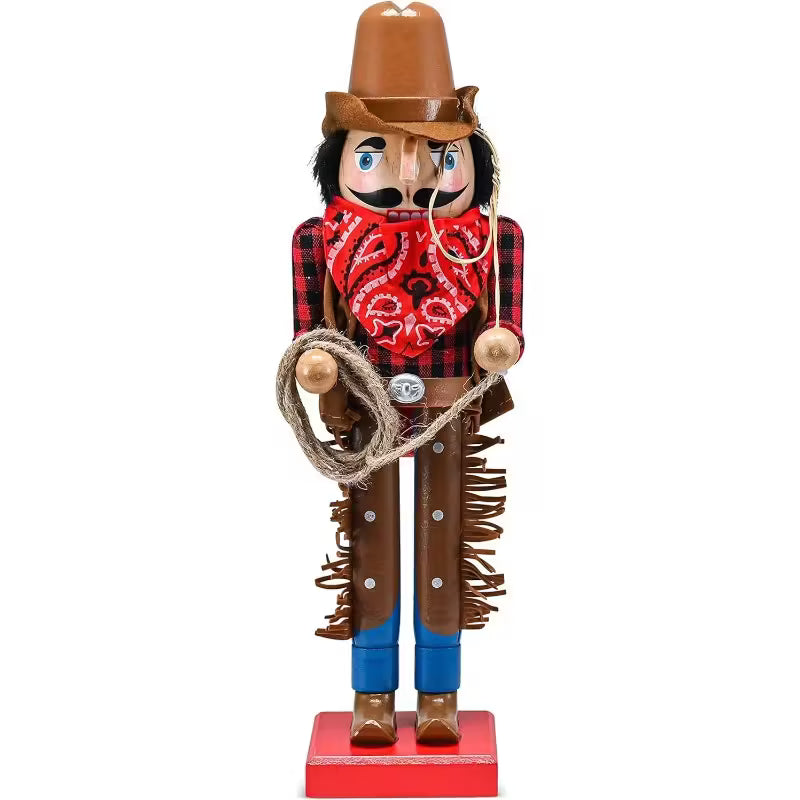 Cowboy Nutcracker 14"
