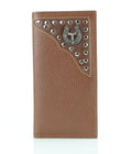 Western Stud Wallet w/Longhorn Concho