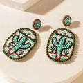 MYRA Tucson Bloomers Earrings in Sunstone Teal