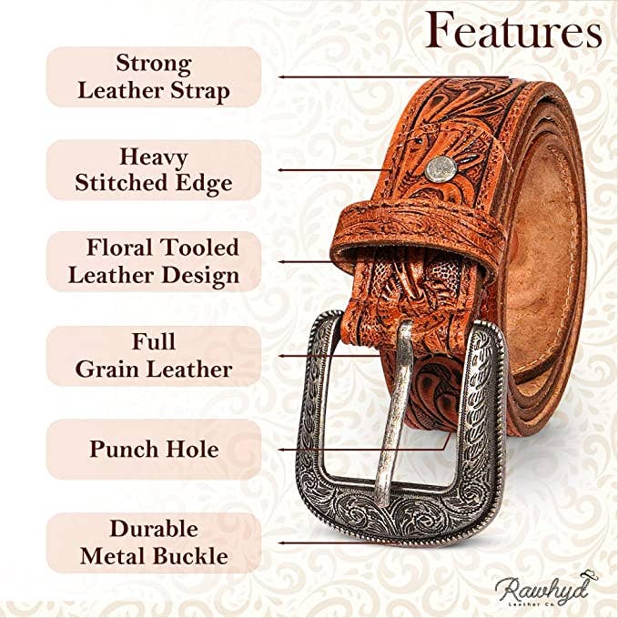 Western Leather Belt