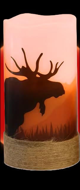 Rustic Flameless Candles