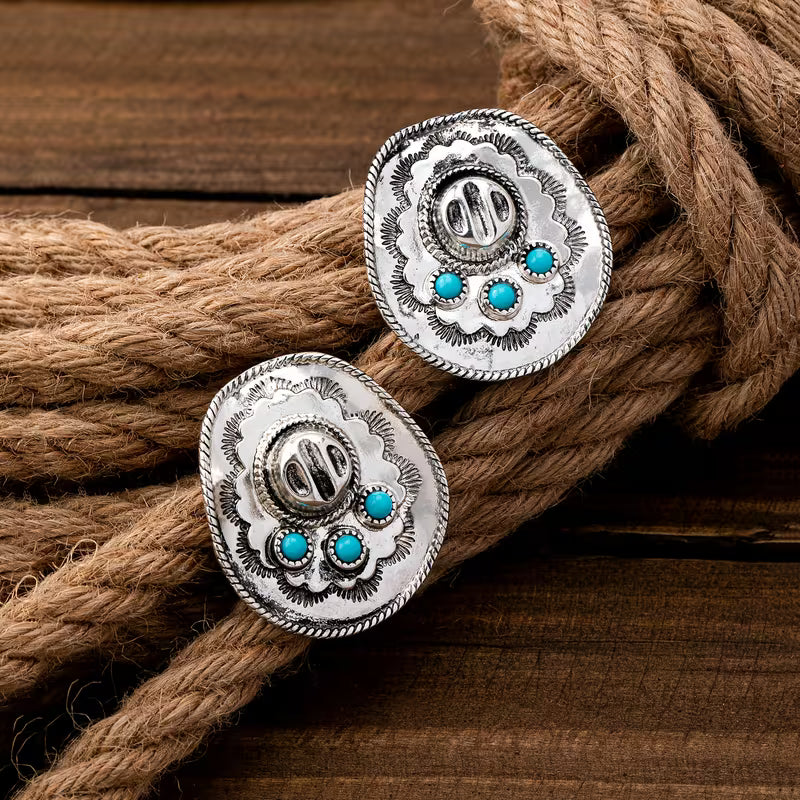 Cowboy Hat Stud Earrings