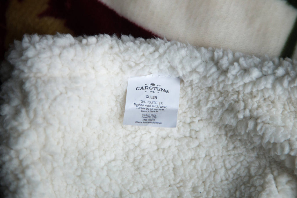 Blue River Plush Sherpa Comforter Set